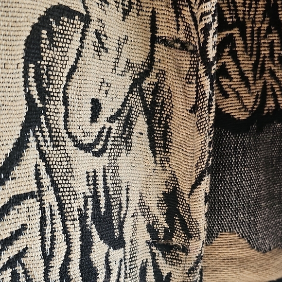 Vintage New Identity Women's Equestrian Thick Cotton Tapestry Jacket Small - Picture 12 of 16